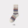 Wool Super Thick Retro Terry Socks Ethnic Wind And Snowflake Winter Warm Home Socks Floor Socks Sleep Socks