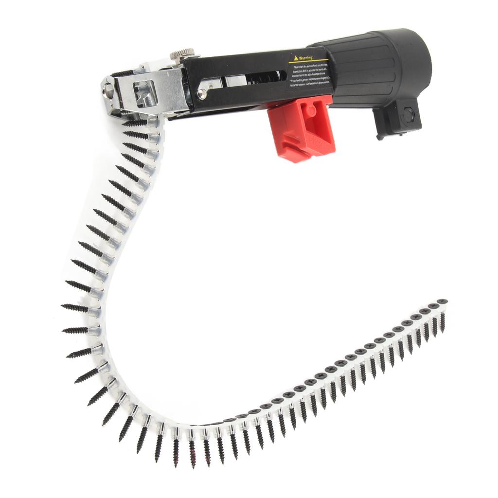 Woodwork Automatic Nail Gun Adapter Electric Drill Chain Attachment Set Chain Nail Gun Adapter Drill Chain Nail Gun Chain