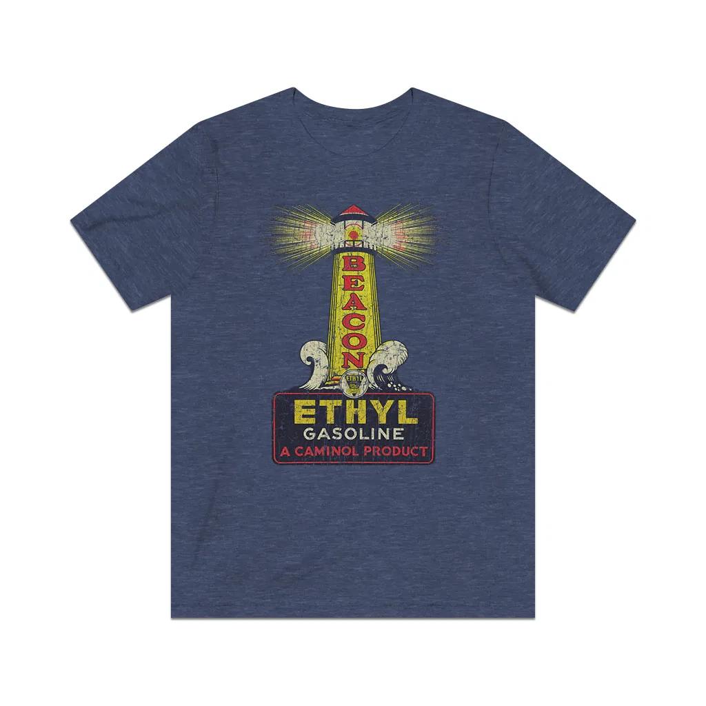 

Beacon Ethyl Gasoline 1942 Vintage Men s T shirt XL