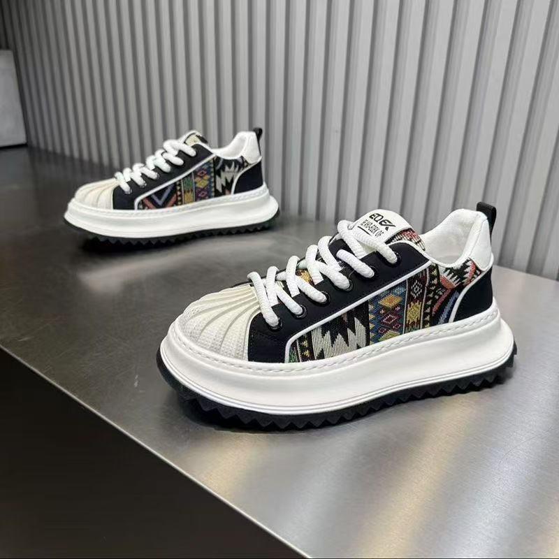Fashion Men's Shoes New Casual Shell Head High Value Men's Height Increase Versatile Sports Casual Shoes