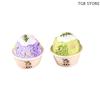 6Pcs Cute Dollhouse Miniature Kitchen Food Toy Jam Ice Cream Cone Model Home Decor Kids Pretend Play Toys