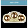 Gold Light Bulb Bathroom Heater - Warm Ceiling Fixture for Home
