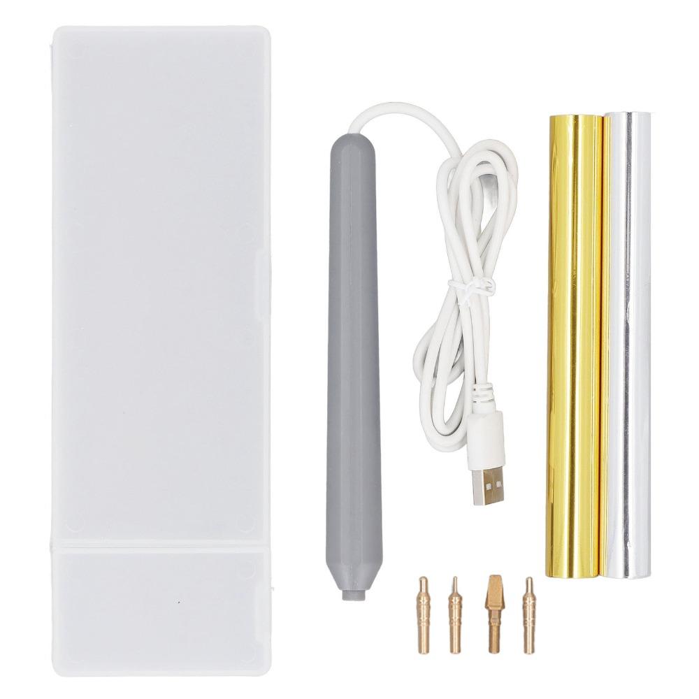 4 Size Metal Tips Foil Quill Pen Starter Kit USB Powered Heat Activated Foil Hot Foil Quill Pen With Storage Box