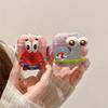 Cute Cartoon Earphone Case for AirPods 4 Case Fresh Candy Color Case for Airpods 1 2 3 Pro Pro2 Protective Cover with Hook