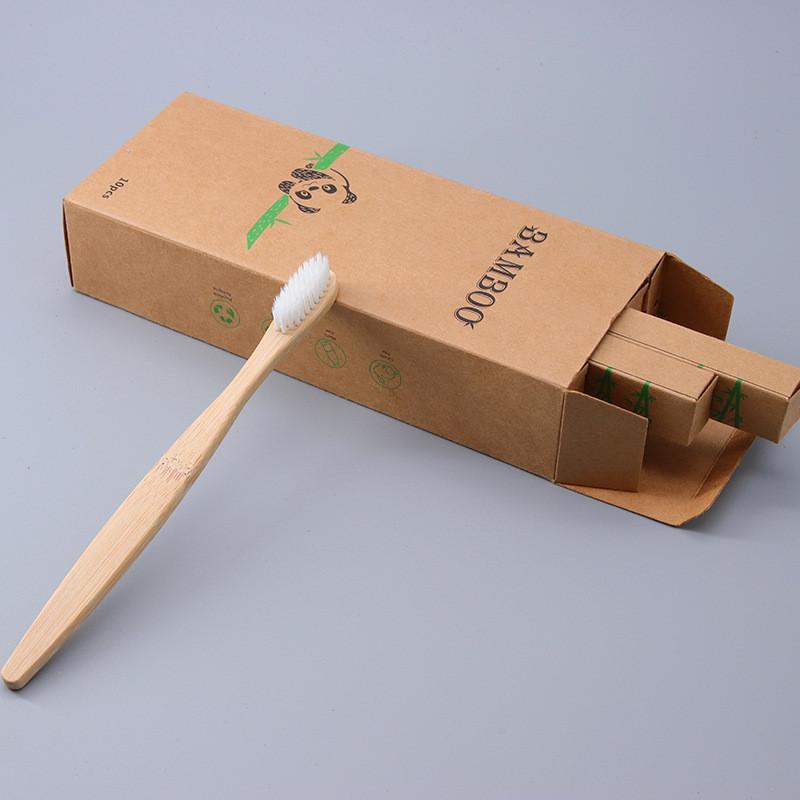 Ecofriendly Adult Bamboo Toothbrush With Soft Bristle For Hotel Stay And Daily Oral Care