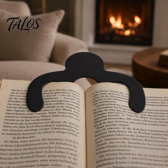 Creative Book Page Clip 3D Printed Bookmark, Hands Free Reading Design, Black And White Clip, Securely Fun Accessory, for Students Office Use