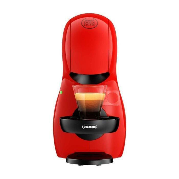 Delonghi Piccolo XS EDG210 Capsule Coffee Maker - Red and Black