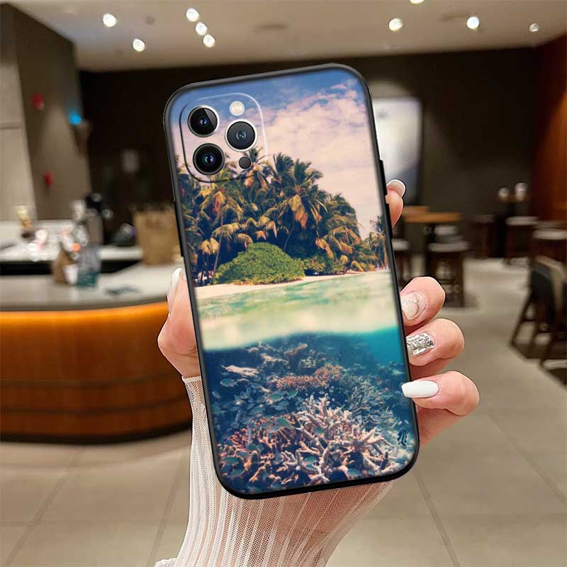 NH8 Beach Aloha Tree Summer Case for Motorola Edge 60 60s 70 G86 G56 G54 E14 G04S G45 G54 G64 S30 S50 X30 X40 X50 Pro Power