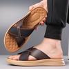 Fashion Summer New Designer Slippers for Men Solid Color Fashion Casual Anti-slip Wear-resistant Beach Shoes Male Outwear Flip Flop Man