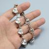 Elegant Women's Rhinestone Chain: Metal Flower Waist Belt & Shoulder Strap for Skirts, Backpack, DIY Accessories