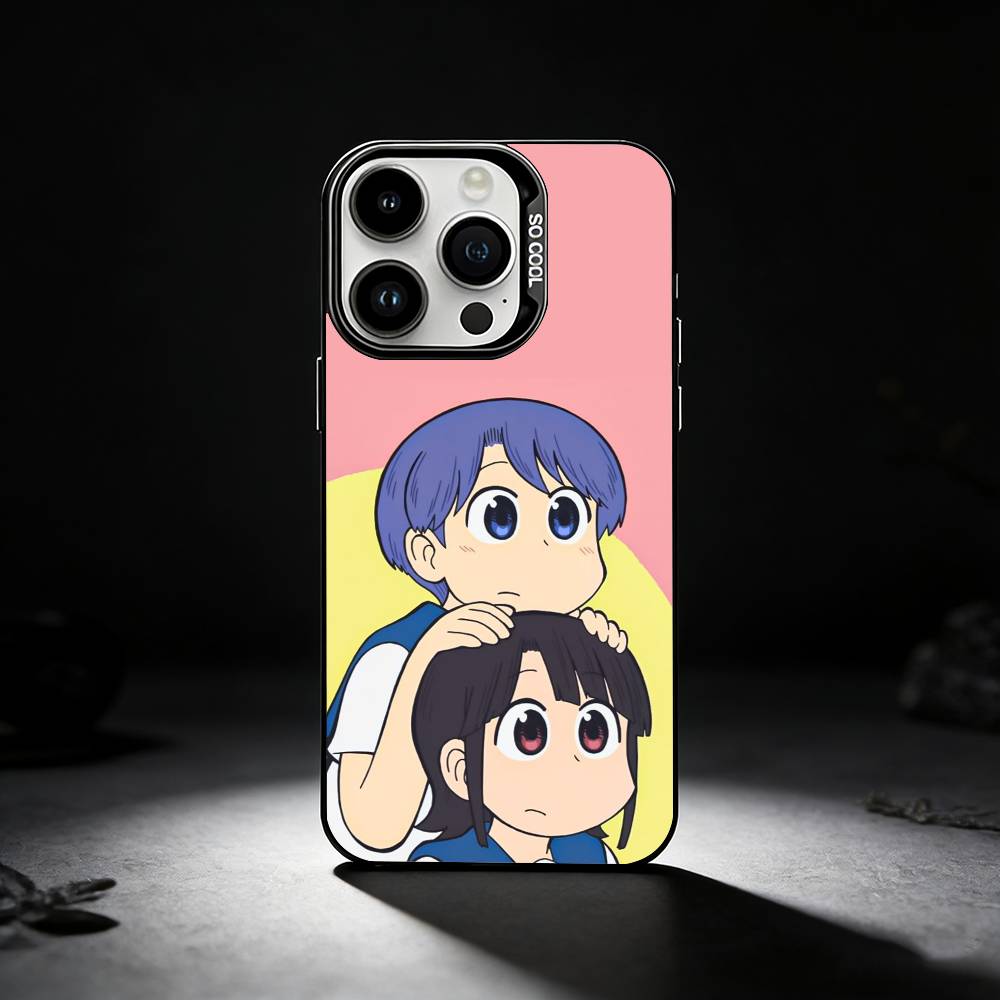 CITY THE ANIMATION Anime Phone Case For iPhone 17,16,15,14,13,12,11 Plus,Pro Max,XS,Colored silver phone case