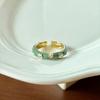 Elegant Cuff Ring Temperament Rabbit Design Opening Ring Personality Valentine's Day Gift  Women