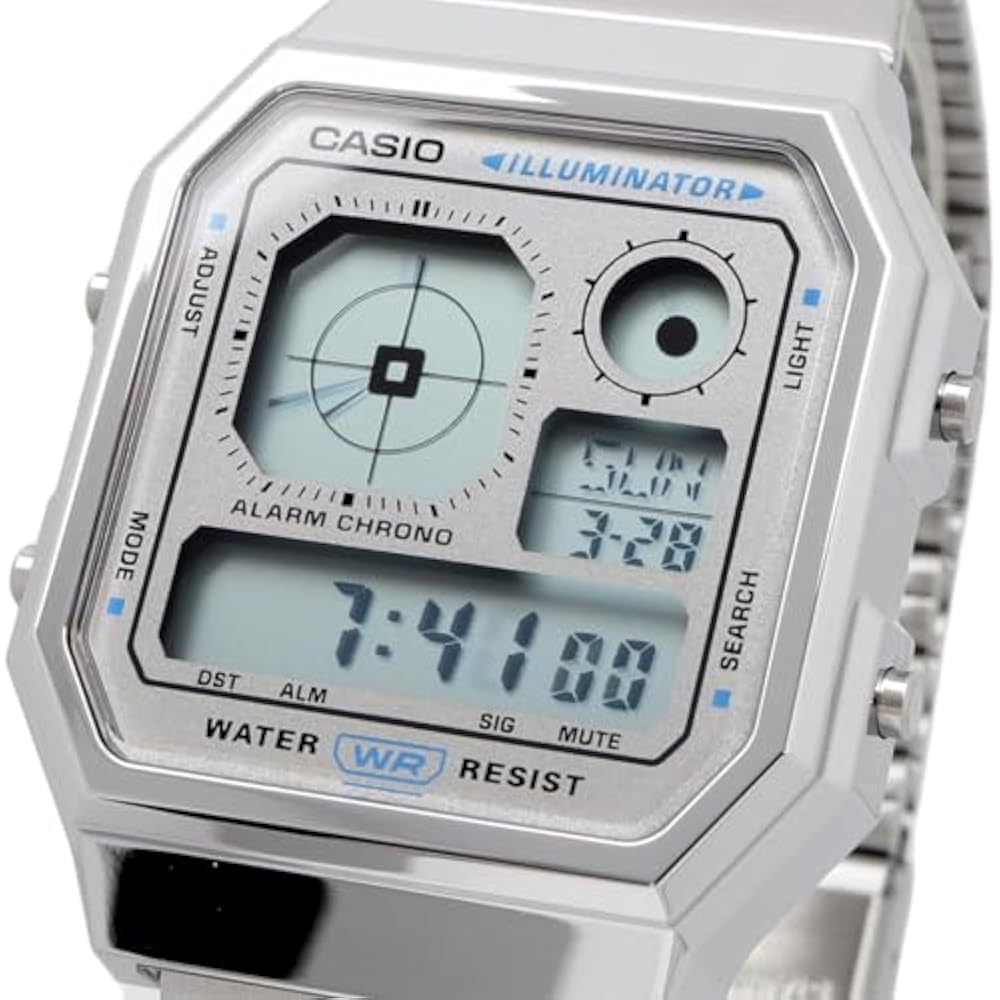Casio CASIO Standard Digital Wristwatch with Analog Display Vintage Series A130WE-7A Unisex Sil...