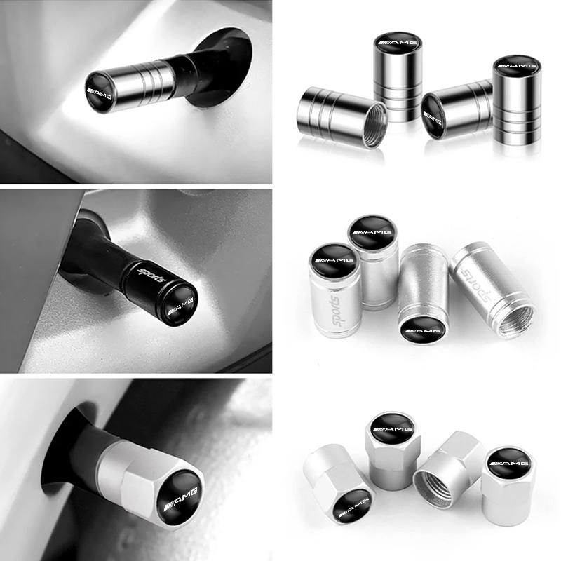 Coprivalvole per Pneumatici Ruote Auto/Portachiavi Anello Portachiavi per Mercedes Benz AMG W203 W205 W206 W211 W220 W212 W201 W210 W108
