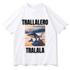 Tralalero Tralala Funny Shark With Shoes Meme T Shirts Summer Unisex Unisexs Humor Oversized Tshirt Unisex Gothic Vintage Tshirt