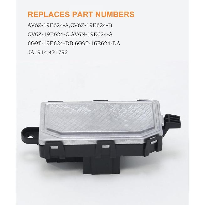 Blower Motor Resistor Control Module Compatible with 2013-2014 Ford Escape,2012-2018 Focus,2014-2018 Transit Connect,2015-2016 Lincoln MKC Replaces