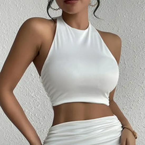 Elegant European & American Strappy Bandeau Long Dress - Autumn/Winter 2026 Women's Collection