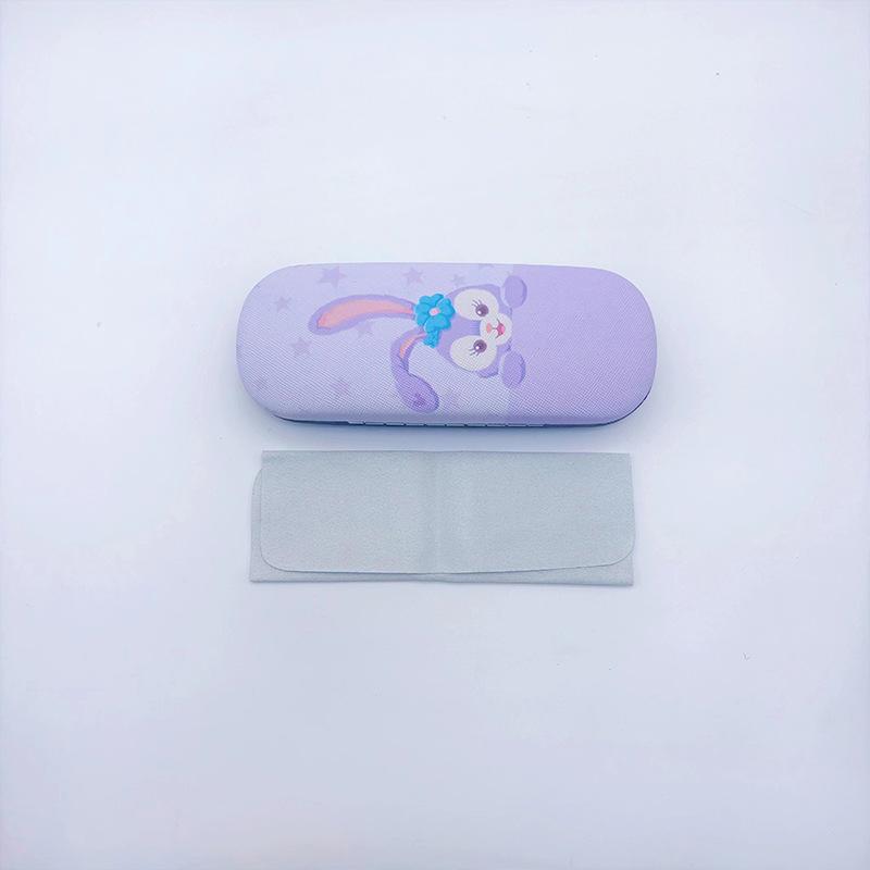 Portable Women's & Men's Anti-Pressure Glasses Case - High-End Feel, Cute Design for Kids