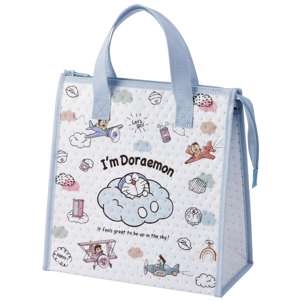 Skater Lunch Insulated Lunch Doraemon Sky Sanrio Bag, Non-Woven Fabric, Bag, Walk, FBC1-A