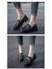 Women's Classic Waterproof Non-Slip Loafers: Thick Sole, Wear-Resistant, British & Korean Style Rain Shoes for Students