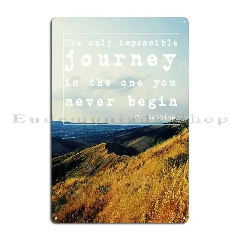 The Journey Metal Sign Cinema Wall Decor Home Customize Cinema Tin Sign Poster