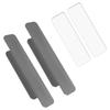 Pack of 2 Stick On Pulls for Wardrobe Doors No Drilling Required Drawer Handles Door Handles No Drilling Handle Durable