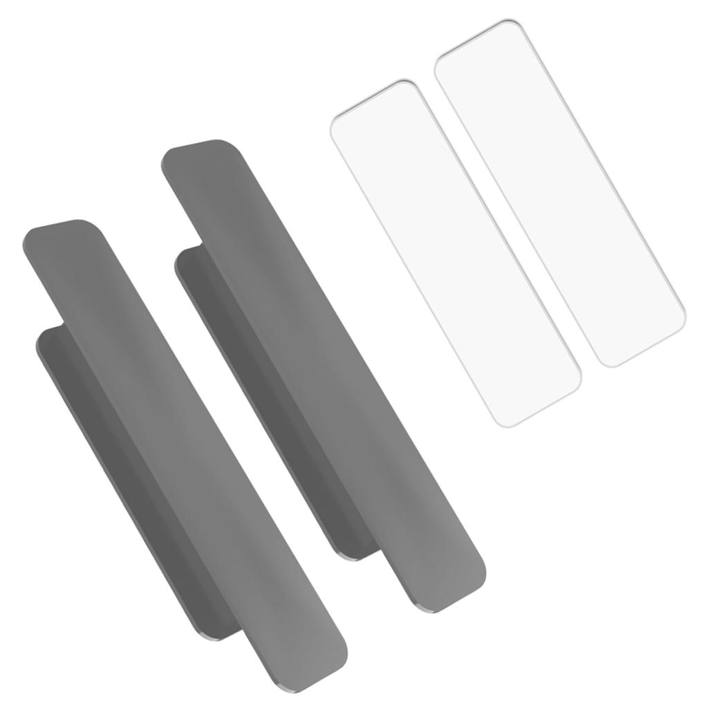 Pack of 2 Stick On Pulls for Wardrobe Doors No Drilling Required Drawer Handles Door Handles No Drilling Handle Durable