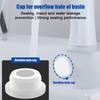 1/2/10Pcs Bathroom Rubber Wash Basin Overflow Ring Kitchen Sink Washbasin Drain Seal Stopper Bathtub Drain Cap Plug Accessories
