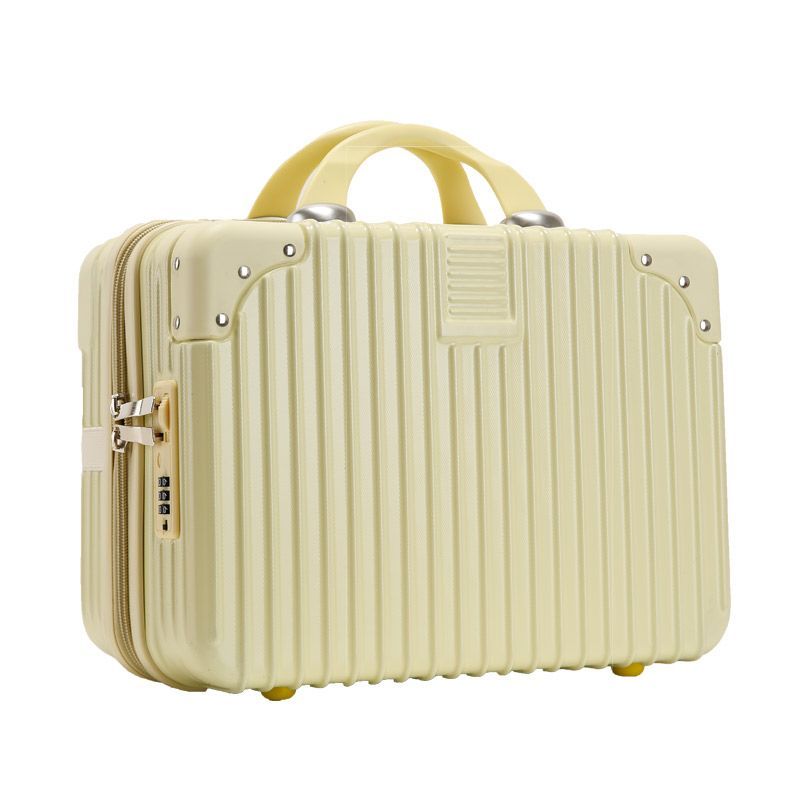 14palcové kosmetické pouzdro Úložná krabička na make-up Zámek s heslem taška na make-up Organizér Kufr Přenosný do ruky Cestovní pouzdro na zavazadla