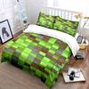 Green Pixelated Pattern Bedding Set Bedding set (1 duvet cover, 2 pillowcases, duvet not included)