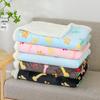 Couverture pour animaux domestiques épaisse double couche en flanelle Sherpa et tapis de lit pour chien