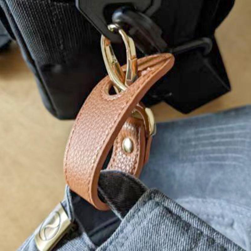 1PC Travel Summer Hat Strap Travel Hat Clip Leather Golf Baseball Hat Clip Simple