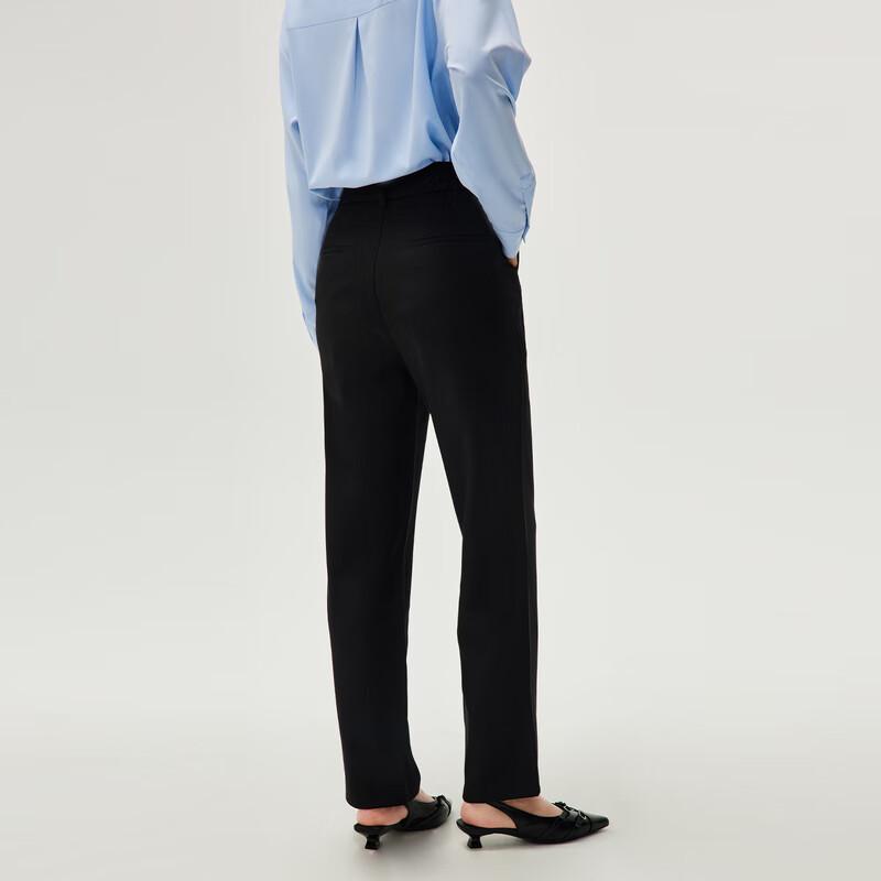 HLA Women's Casual Straight-Leg Commuter Pants