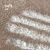 Gradient Color Round Rug Modern Minimalist Carpets for Living Room Cream Style Bedroom Decor Plush Carpet Fluffy Soft Thick Mat