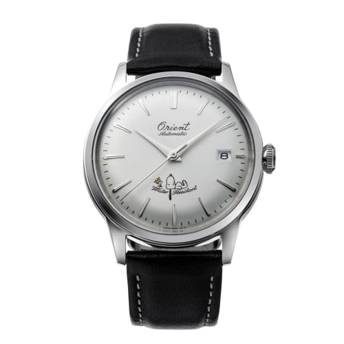 

Orient Watch Bambino Automatic Mechanical Watch, Peanuts Collaboration, RN-AC0M16S, Men s, White, Limited Edition of 150, with Japanese Manufacturer