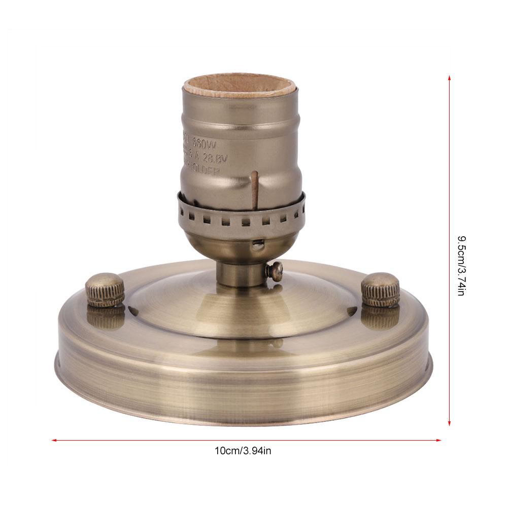 Vintage Chandelier Screw Socket For E26/E27 Bulb Socket Energy-Saving Incandescent Bulb Safety Power Stable Not Easy To Fall Off