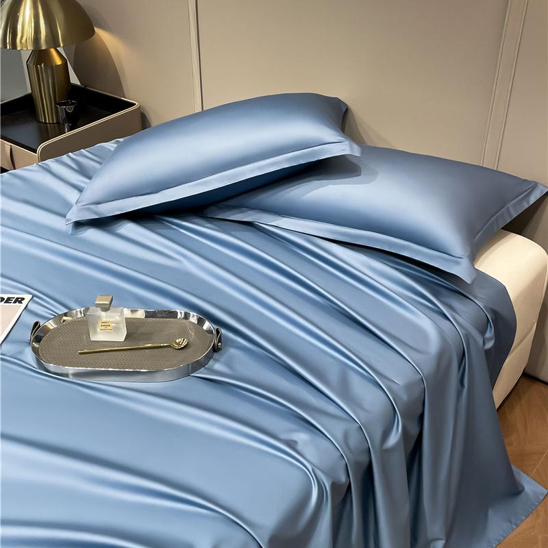 Простыни Твердые Плоские Нескользящие Удобные Двуспальные Матрасы Полного Размера Чехол — фото 3