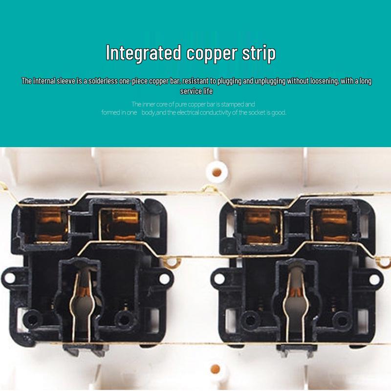 Multinational Power Strip: UK, EU, US Sockets with USB Converter & HK Plug Extension Cord