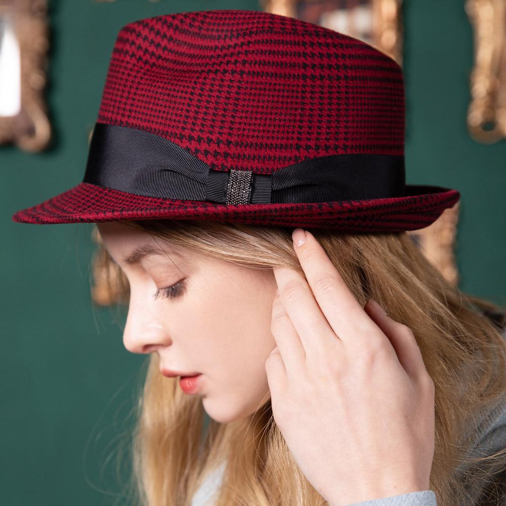 Kaliseumontapone Kelly 5 Beads Beaded Fedora Hat