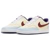 Nike Court Vision 1 Low Comfortable Versatile Classic Low-Top Skate Shoes Women Sneakers Yellow Beige FV8114-161
