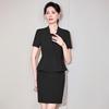 Women's Short Sleeve Professional Suit Dress Set