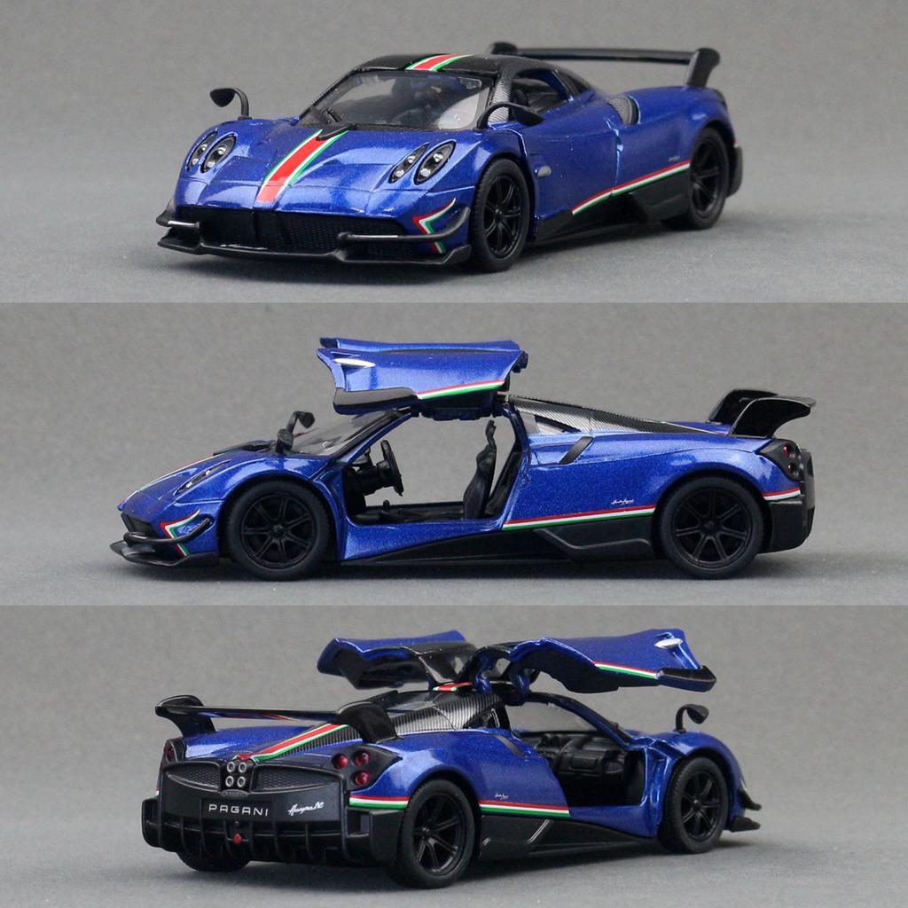 1/38 Pagani Huayra BC Alloy Sports Model Diecasts Metal Track Racing Vehicles Car Model High Simulation Collection Kids Toy Gift