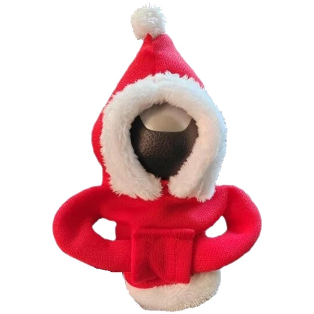 Weihnachten Schalthebelknauf Hoodie Sweatshirt Schalthebelabdeckung Plüsch Schalthebelknaufabdeckung Für Auto Schalthebel Auto Innenraumdekor
