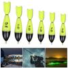 LED Luminous Rocket Fishing Float High Sensitivity Visibility Electric Float Long Casting Slip Bobber Outdoor Saltwater Freshwater Fishing Accessories