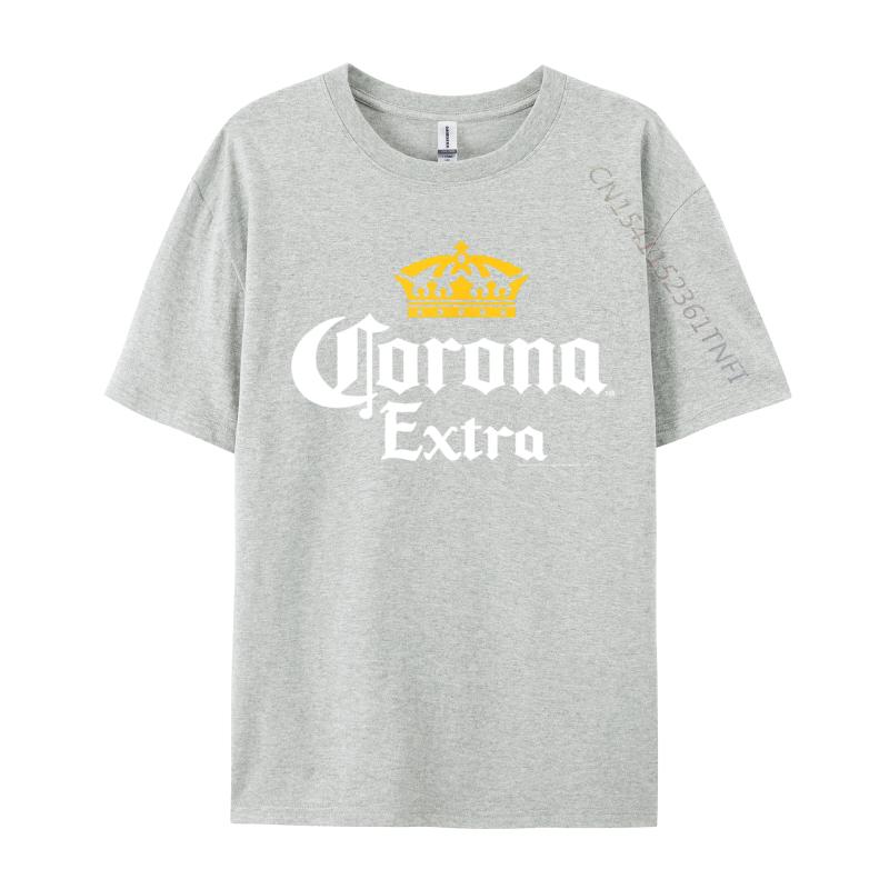 Officially Licensed Corona Gold Crown Rife Mens T Shirt Cool Camisa Luxury Designer T-Shirts Pure Cotton