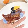 Cartoon Dog Shaped Hair Clip Claw Strong Grip Barrettes Trendy Hair Accesories for Gym Workouts and Casual Outings