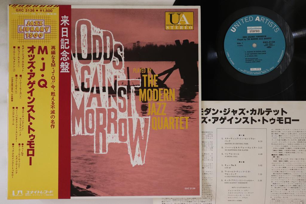 LP Record MODERN JAZZ QUARTET - Odds Against Tomorrow GXC3136 UNITED ARTISTS 1976 Japan Obi Jazz Used