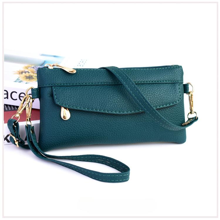 Damen Umhängetasche, Leichte Geldbörse, Clutch, Kartenhalter, Münzfach