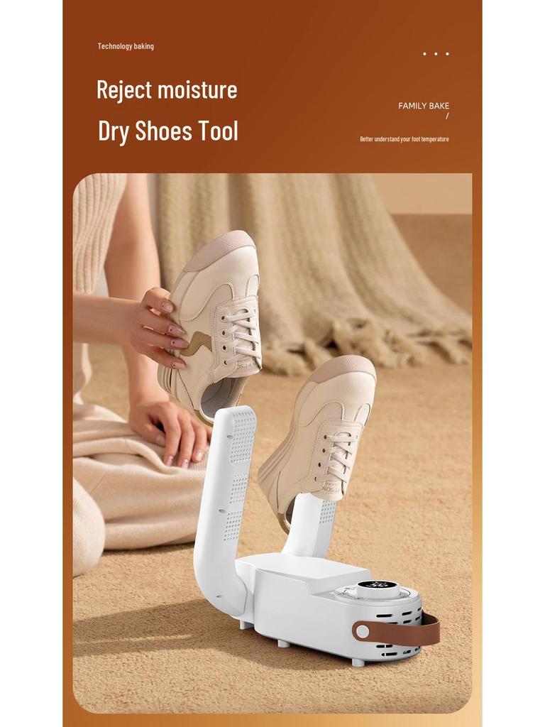 Timed Shoe Dryer & Sterilizer: Deodorize and Warm Shoes for Home & Students