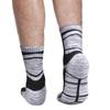 YUEDGE Crew Socks with Thick Cotton Cushioning for and Sizes 5 Pairs Men's Breathable, Sweat-Wicking, Odor-Resistant Sports, Hiking, Work, 27-29cm,